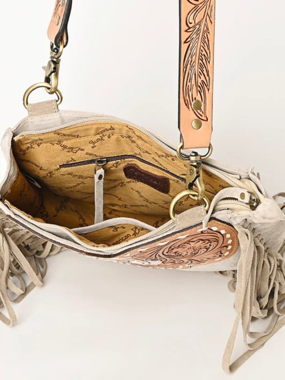 Sahara Sands Western Fringe Crossbody - Picture 3 of 6